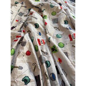 Minecraft - Full Size Fitted Sheet, 2 Pillowcases 2020